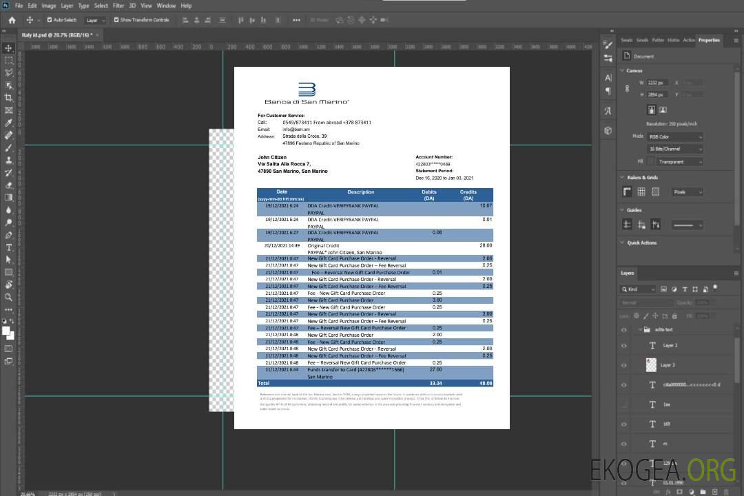 Saint-Marin Banca di San Marino excel pdf template Saint-Marin Banca di San Marino excel pdf template